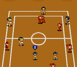 Go Go Dodge League screenshot 3 for Super Famicom